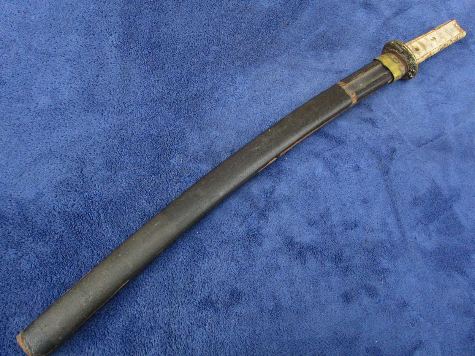 RARE ORIGINAL ANTIQUE JAPANESE SWORD TANTO WAKIZASHI DAGGER KATANA AND SCABBARD