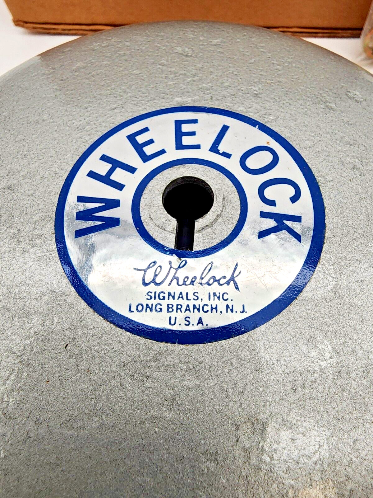 Brand New-Old Stock from 1975 Wheelock Signals Inc. Silver 6" Modular Alarm Bell