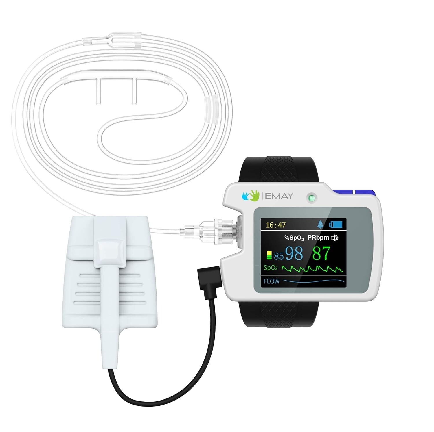 SleepO2 Pro - Wrist Pulse Oximeter with SpO2 & Flow Tracking Overnight