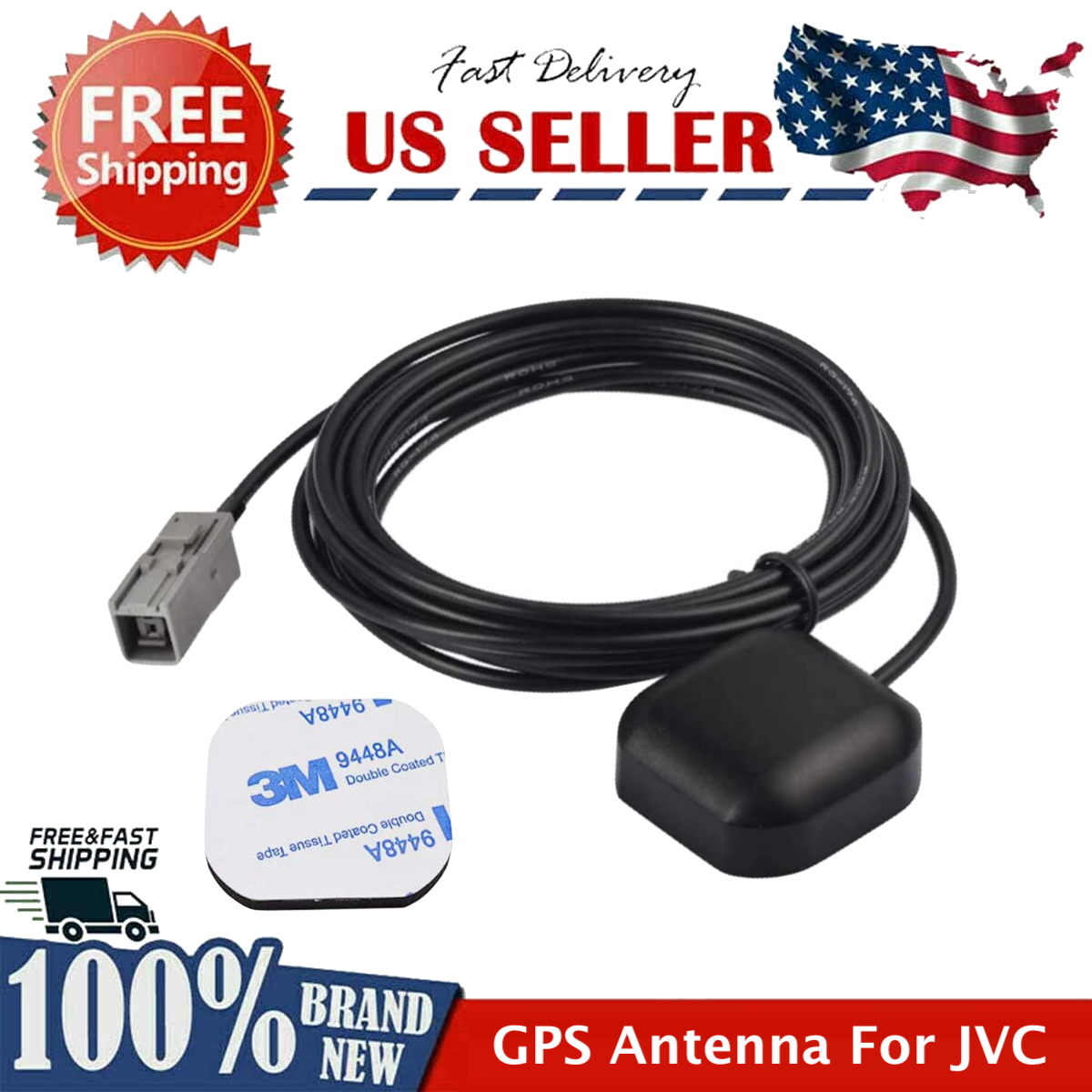 New GPS Navigation Antenna Replacement for JVC KW-Z1000W KWZ1000W
