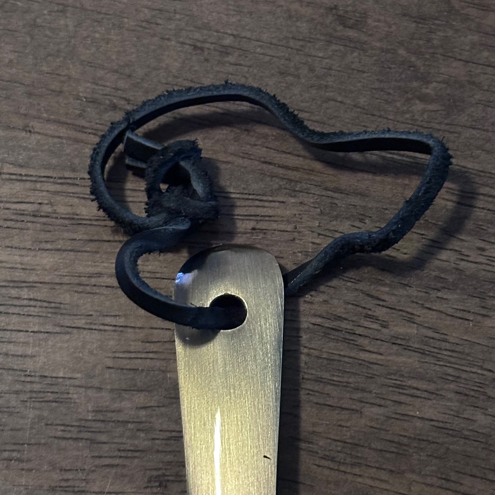 NIB Anthony Veer Gold Tone Brass Metal Shoe Horn 6.5"