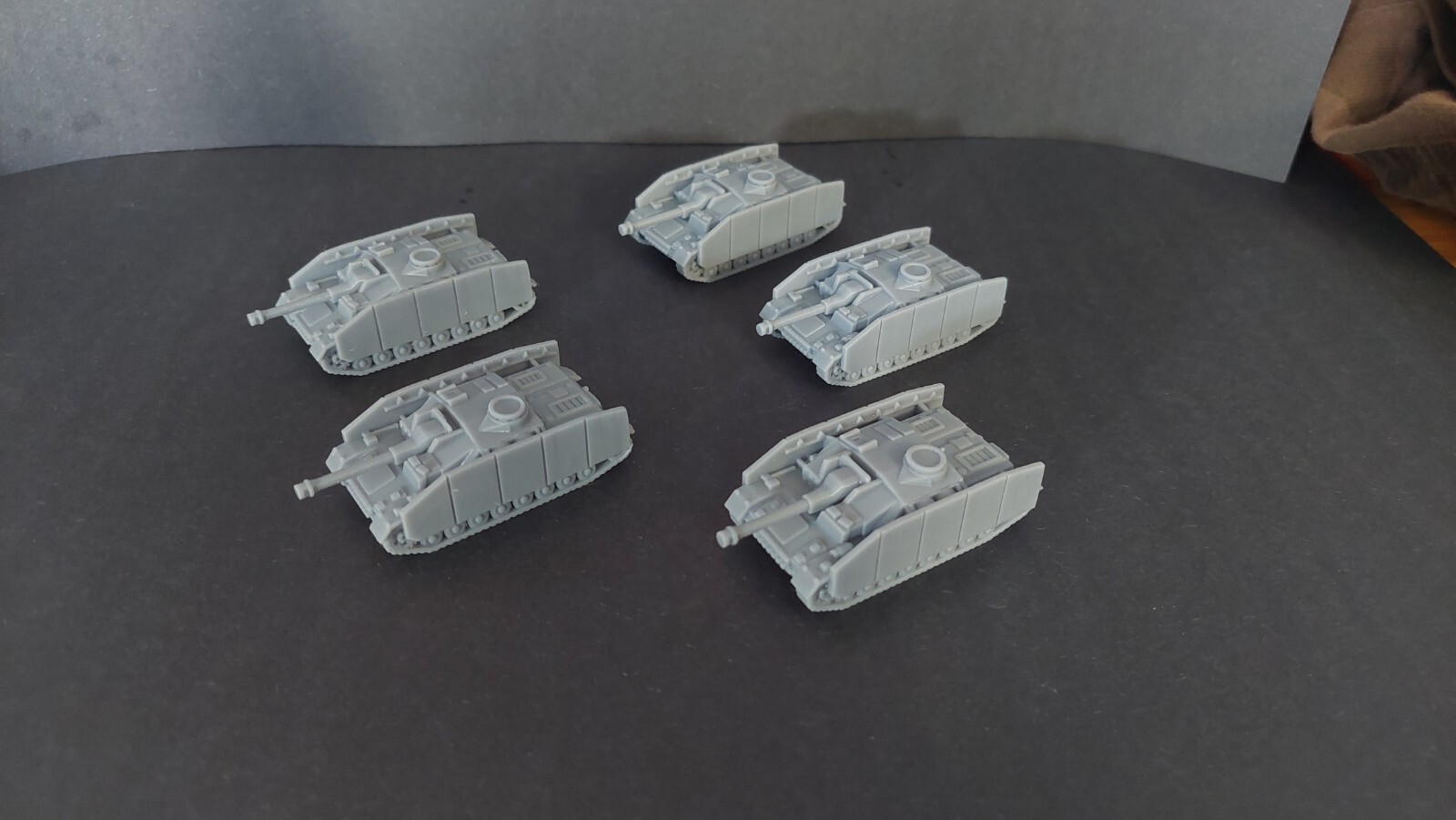 HO Scale German StuG IV Tank Destroyer Platoon X5 Lot Fow 1/87th