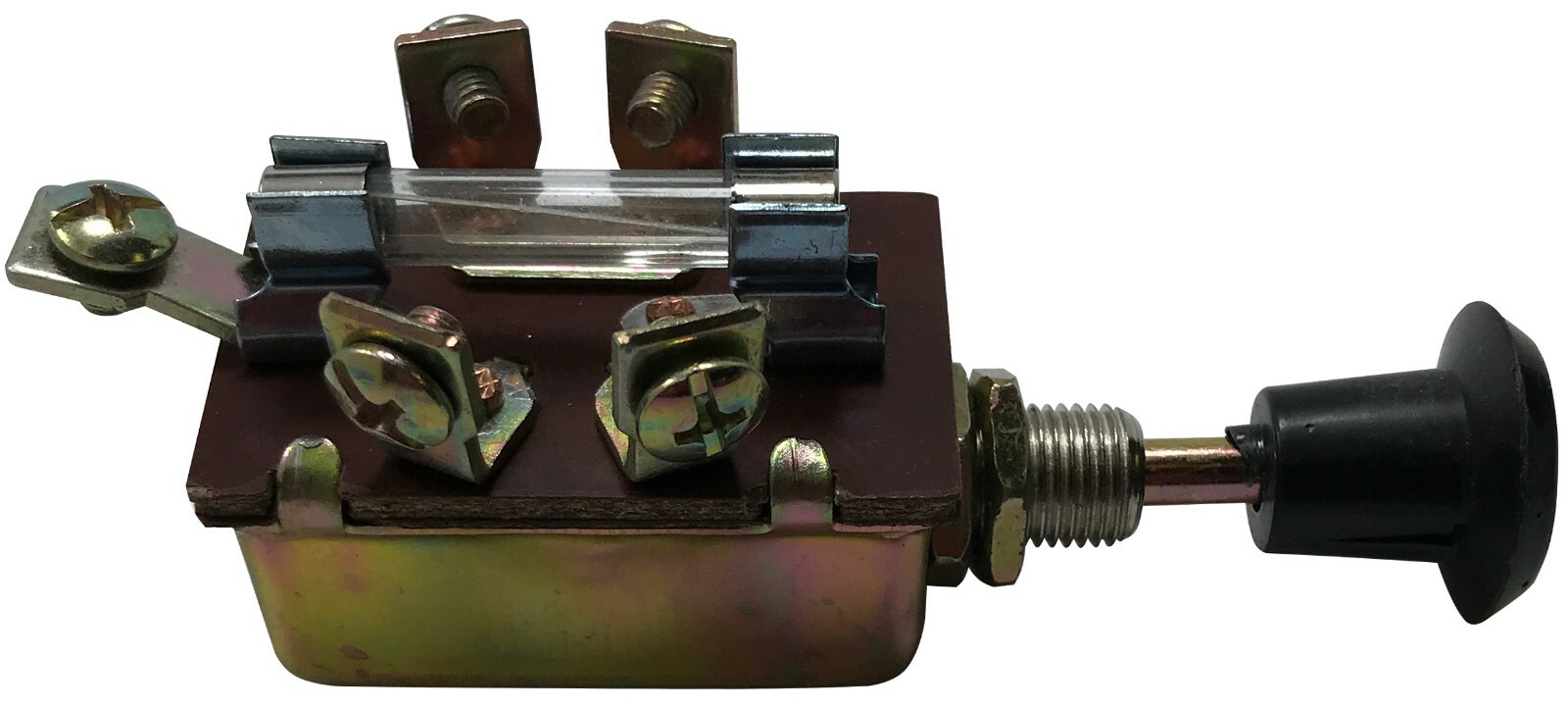 Universal Push Pull 3 Position Headlight Switch 12V - 5 Terminal & Glass Fused