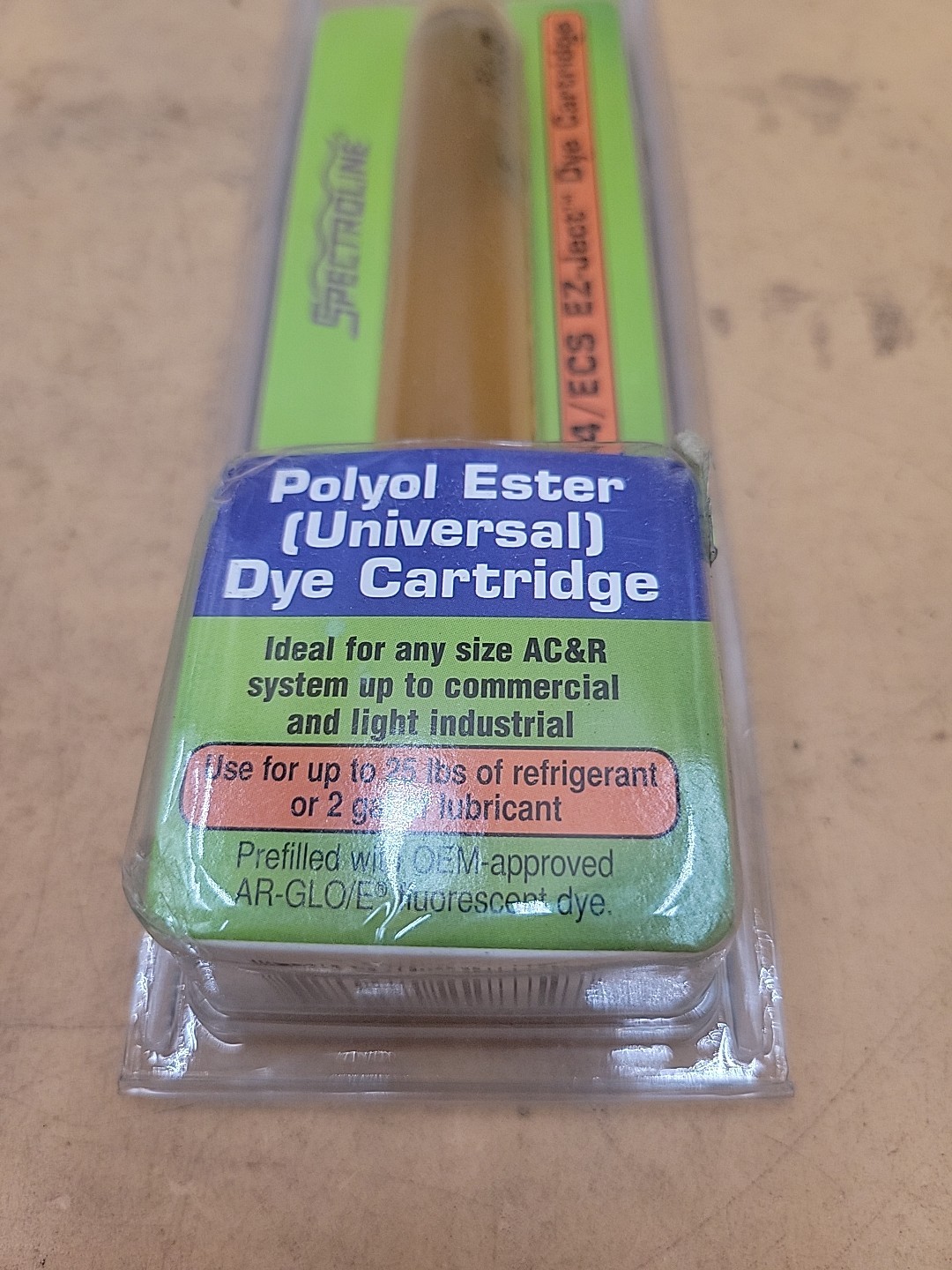 SPECTROLINE EZ-4/ECS EZ-JECT DYE CAPSULE LEAK DECTCTOR CARTIDGE 1/2 OUNCE