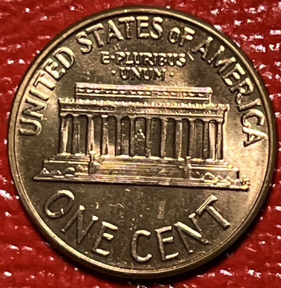 1960-D Lincoln Memorial Cent BU Red Upgrade Coin from OBW Roll Penny Collection