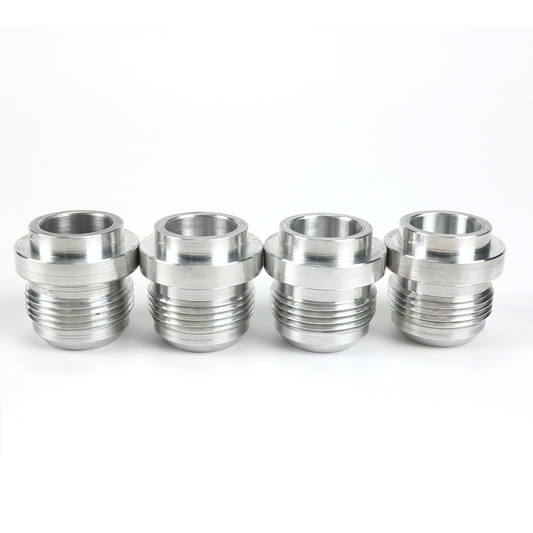 An16, 16 An Male Billet 6061t6 Aluminum Weld On Fitting Bung Qty:4