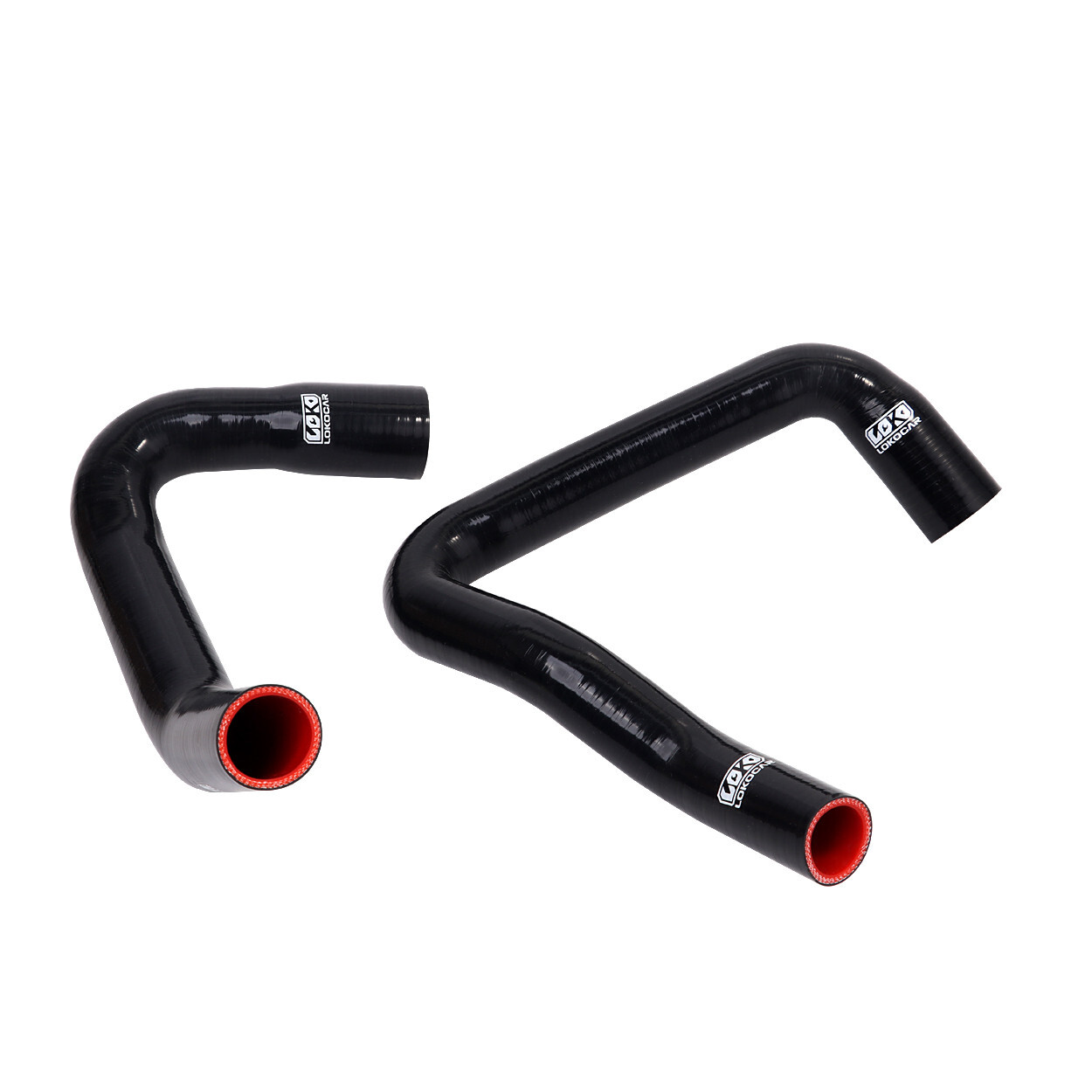 Silicone Radiator Hose Piping Kit Fits For 1986-1993 Mustang GT LX Cobra Black