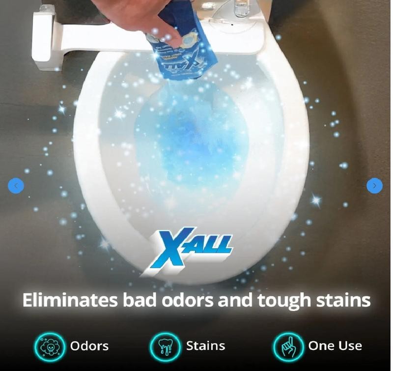 X-ALL Foaming Toilet Cleaner . SALE/FREESHIP