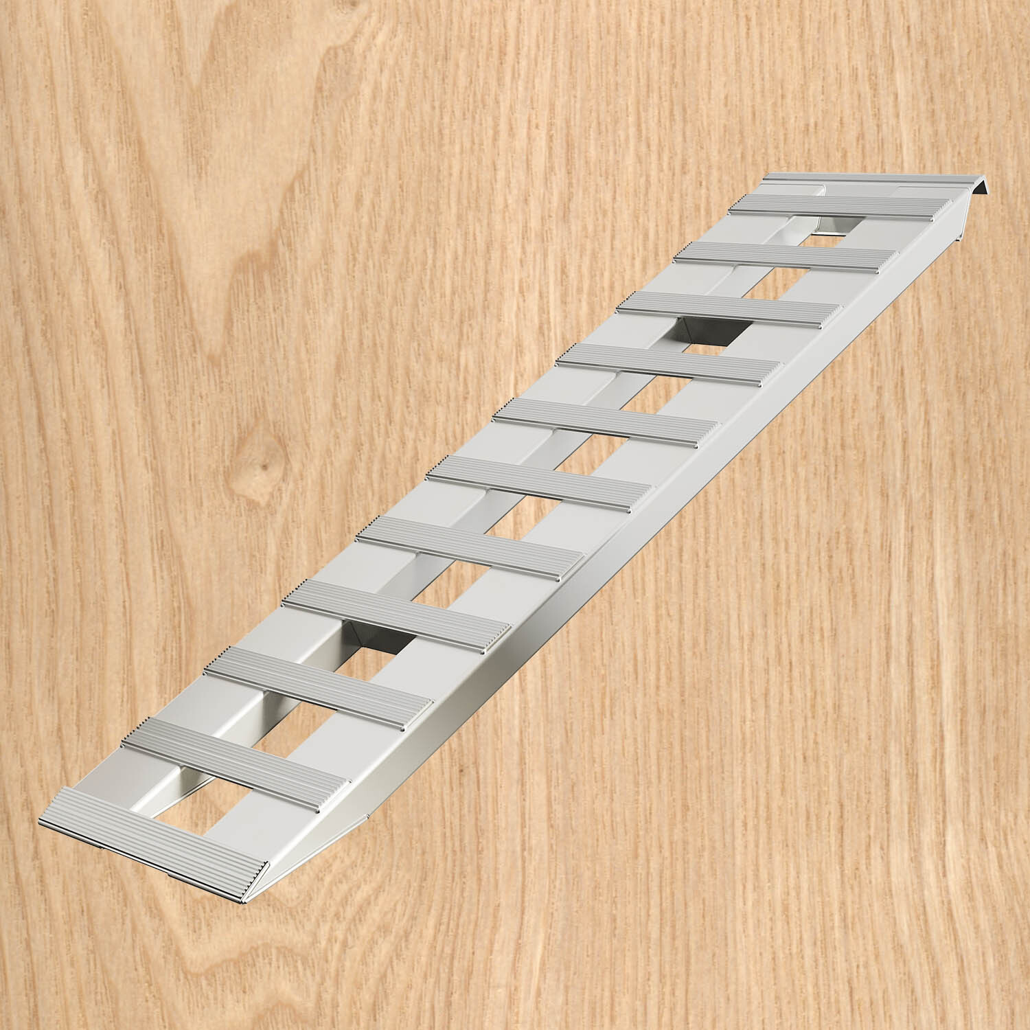 60/72/80" Aluminum Ramps 6000-7000 LBS For Truck Car Auto Trailer Ramps Hook End