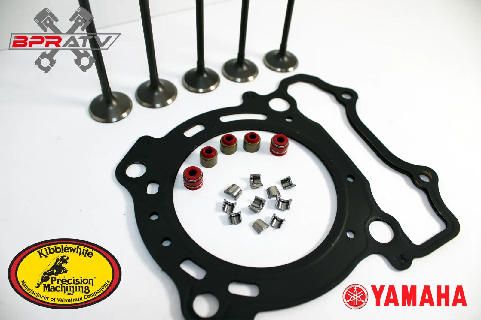 Yamaha YZ250F YZ 250F Intake Exhaust Valves Kit Gasket KIBBLEWHITE Seals Keepers