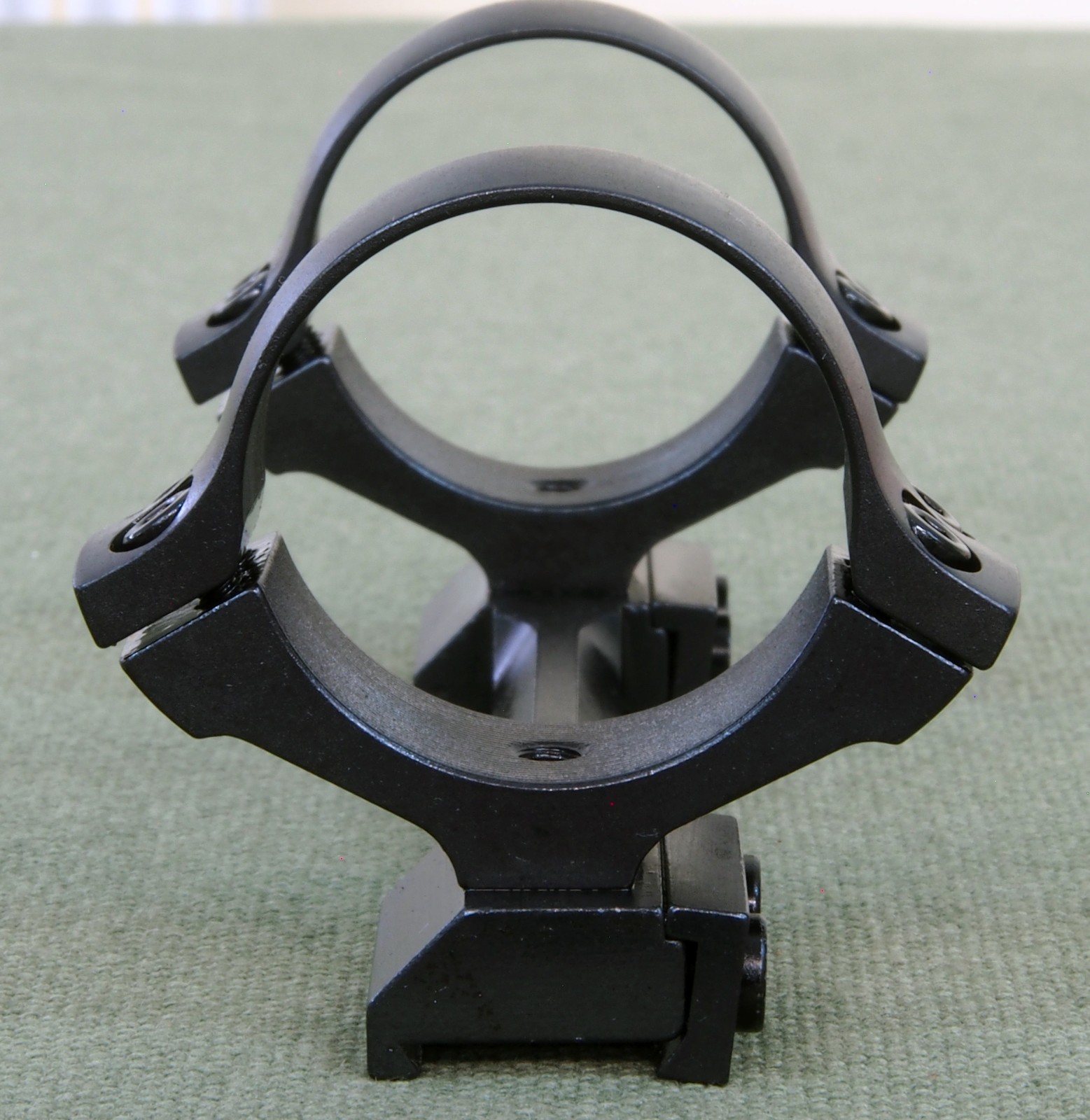 CZ527 / BRNO, 1 piece rifle scope mounts, 34mm rings and base, STEEL MATTE.