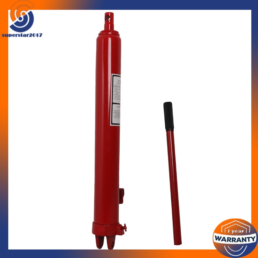 3 Ton Long Manual Hydraulic Jack Single Pump Engine Lift Cherry Picker