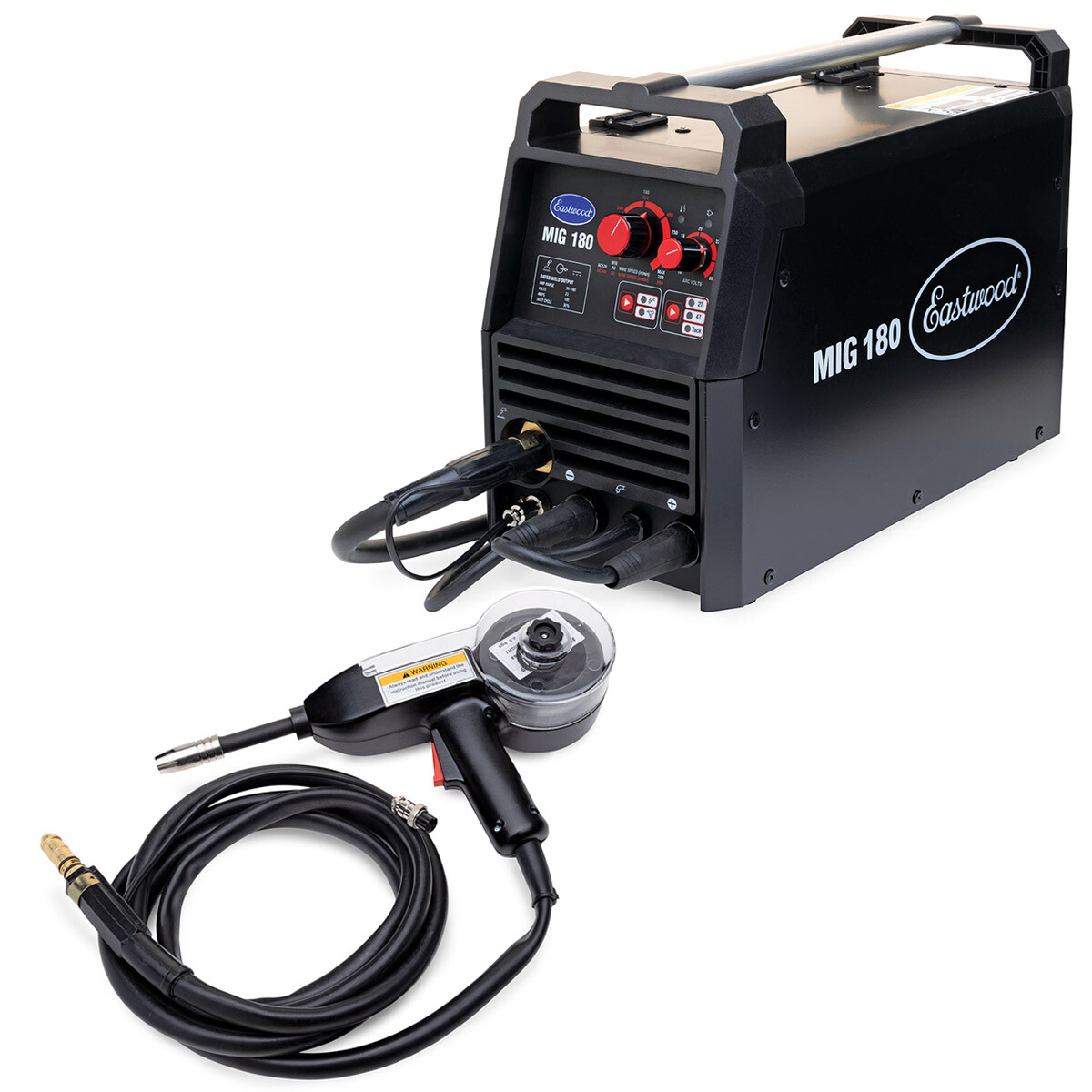 Eastwood 180 Amp MIG Welder with Spool Gun for Steel & Aluminum Auto Restoration