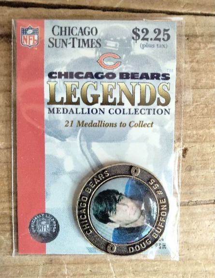 DOUG BUFFONE  CHICAGO BEARS LEGENDS 2004 Medallion Coin New NOS