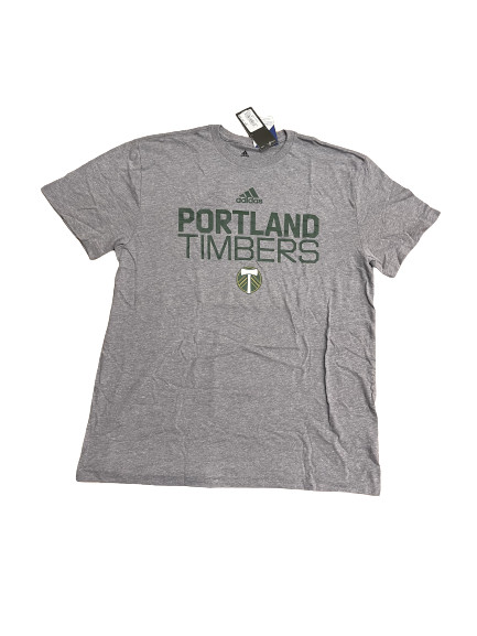 Adidas MLS Portland Timbers Tri Blend S/S Tee Grey/Green ED8455