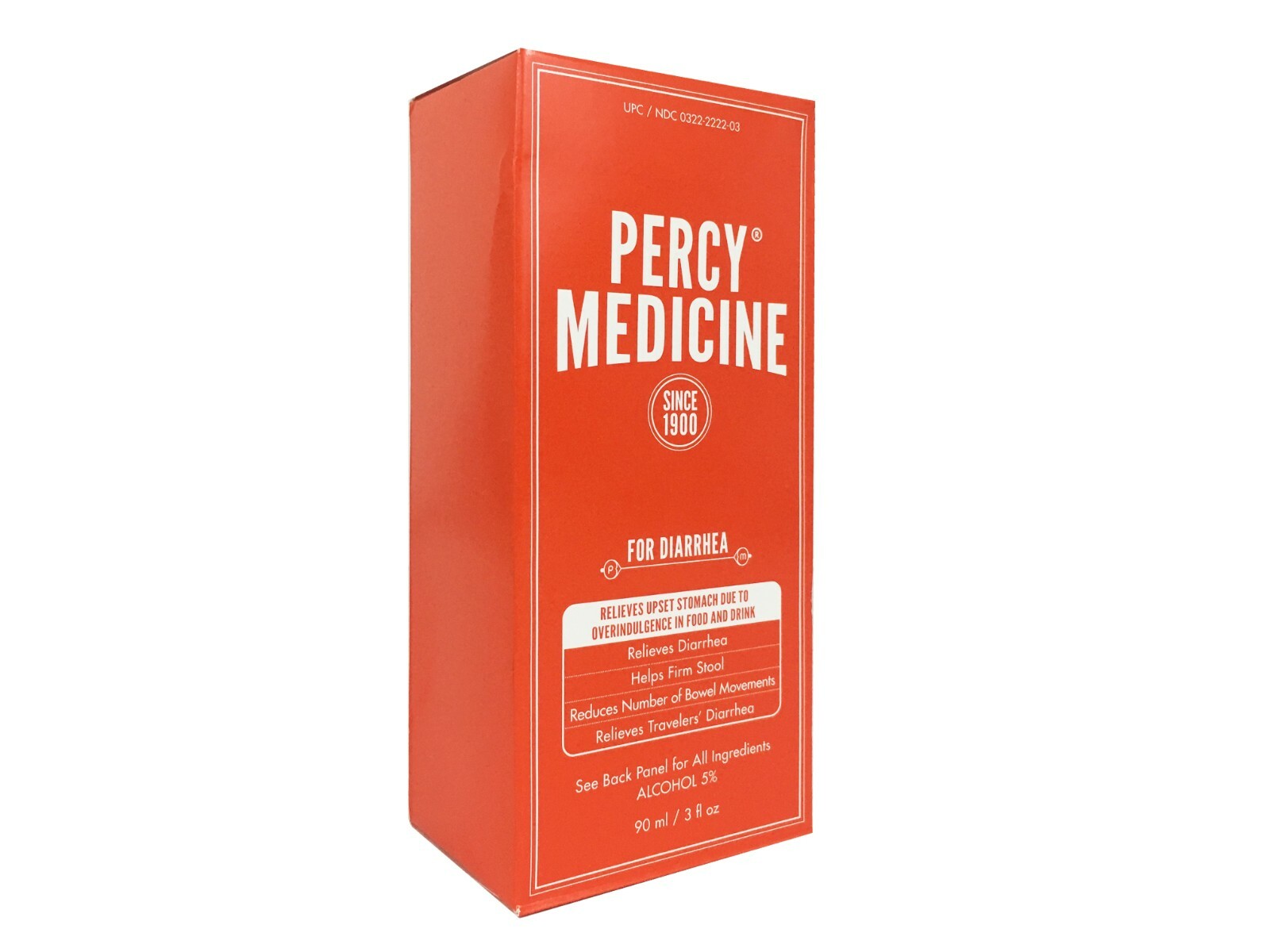 Percy Original Medicine Liquid Antacid /Diarrhea & Upset Stomach, 3 OZ Exp 10/26