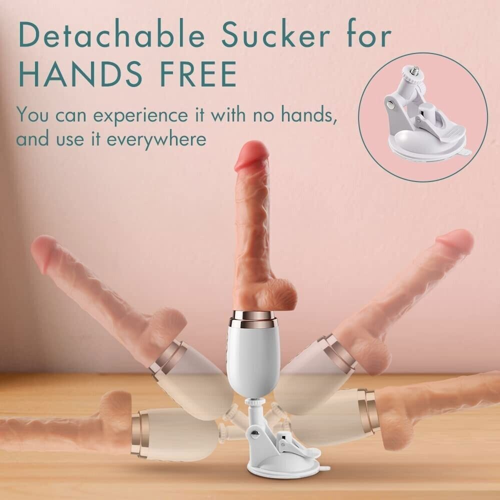 Remote Control Telescopic Dildo Thrusting Vibrator Heating G-Spot Sex Toys Women