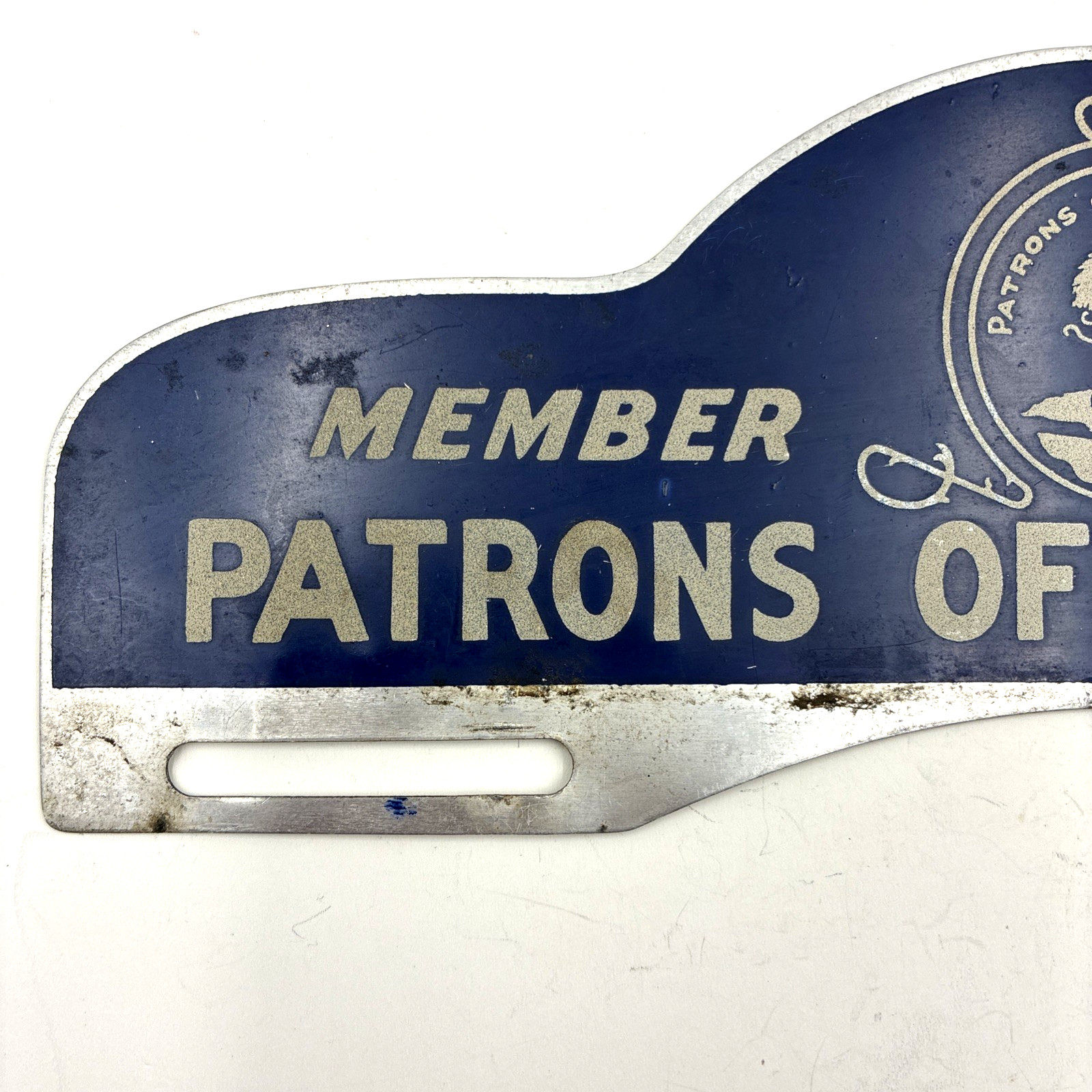 Vintage Grange Patrons of Husbandry Member 4"x11" Metal Sign Authentic a339