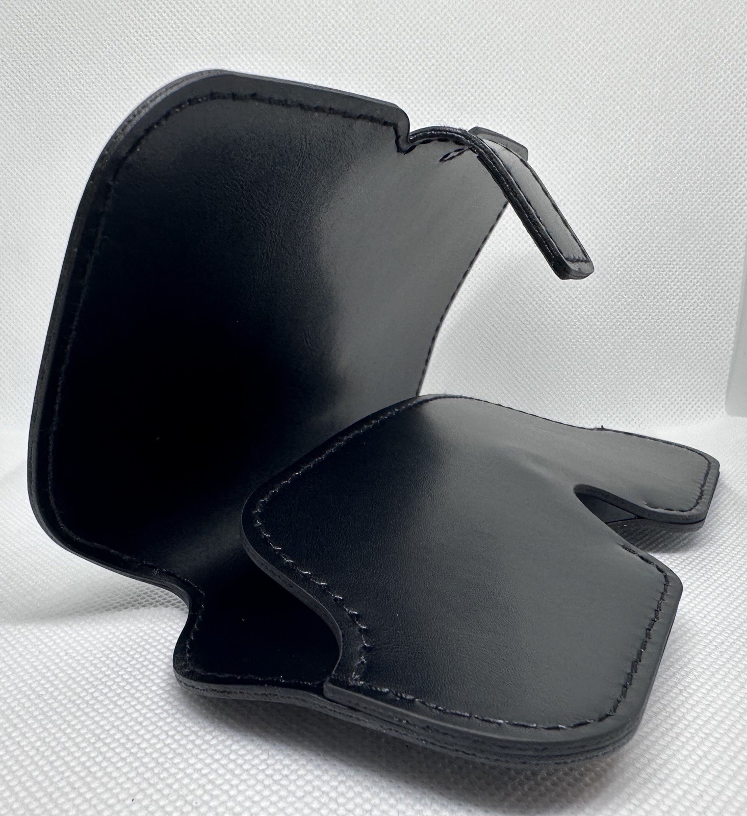 New Saint Laurent Black Authentic Eyeglasses Sunglasses Case w/ Cleaning Cloth