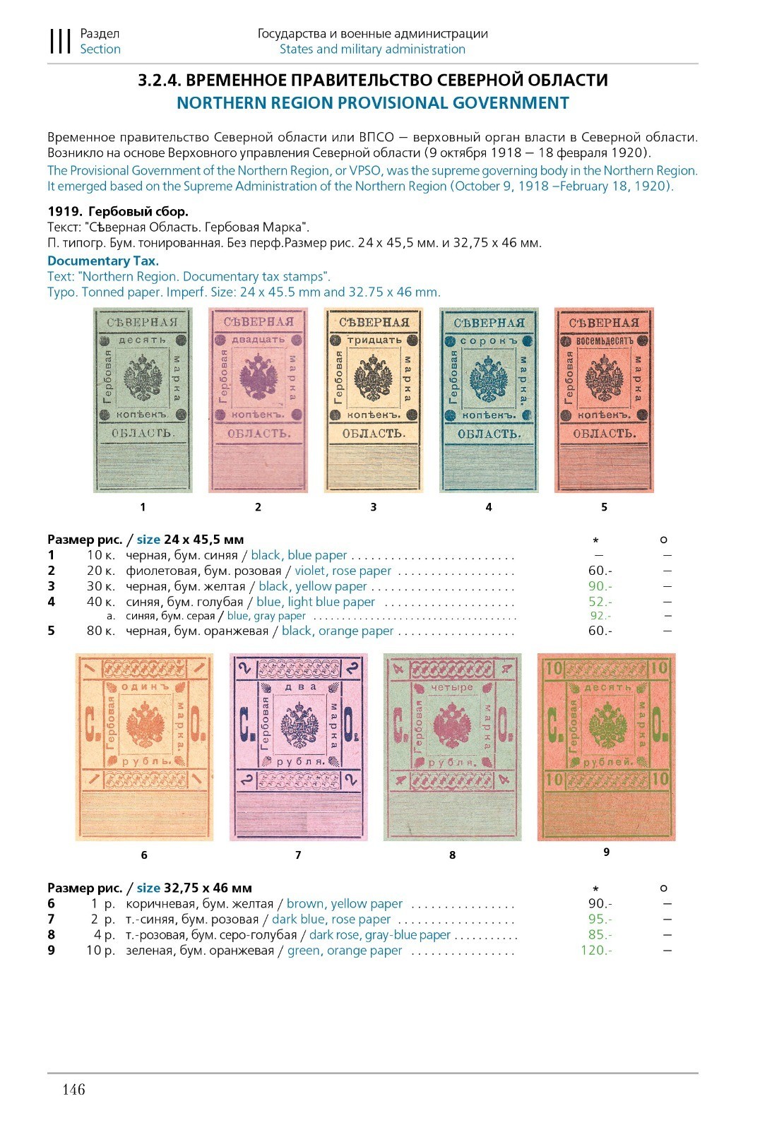 G. Mirsky, V. Zagorsky. Revenue Stamps of Russia: Civil War, RSFSR, USSR. Vol II