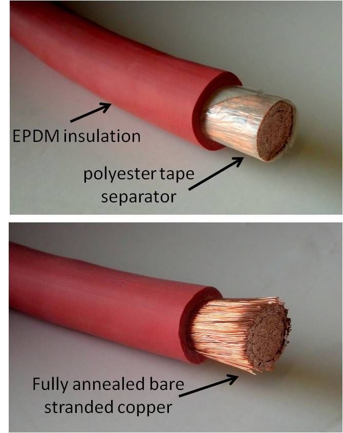 2/0 Gauge AWG Battery Cable Wire - Solar Marine Power Inverter Car Pure Copper