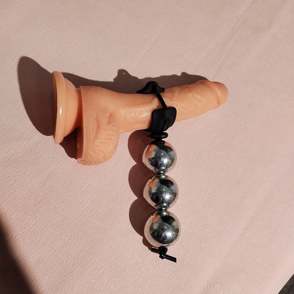 3 Size Penis Extender Enlarger Weight ALL Day Wearing Male Ball Stretcher Weight