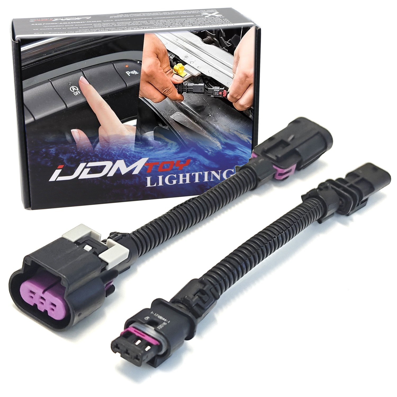 Set of 2 Auto Start Stop Disable Eliminator Wirings For Buick Cadillac Chevy GMC