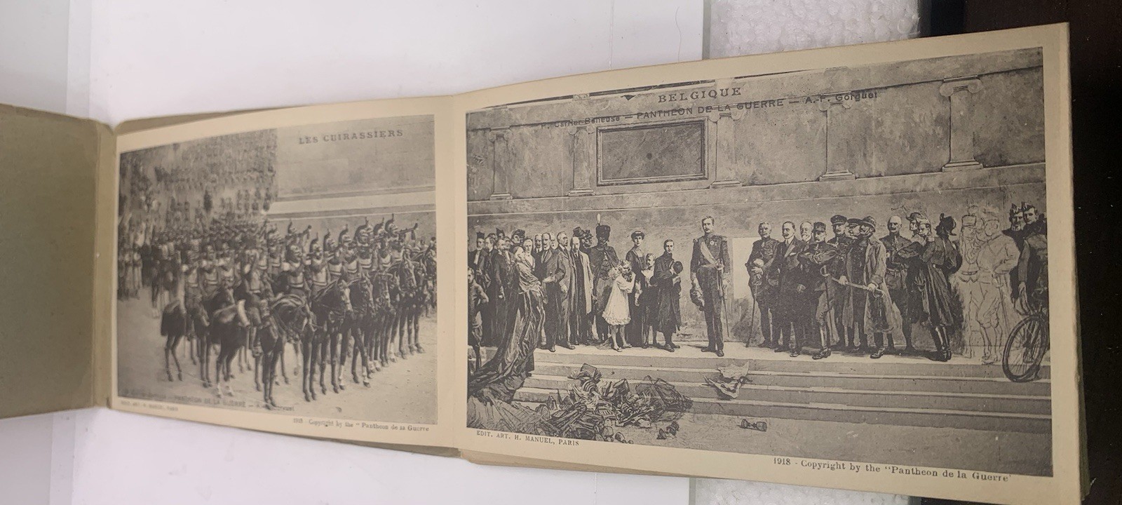 Souvenir Book, Panthéon de la Guerre Cards, 1918 Paris, WW I Images, Set Of 20
