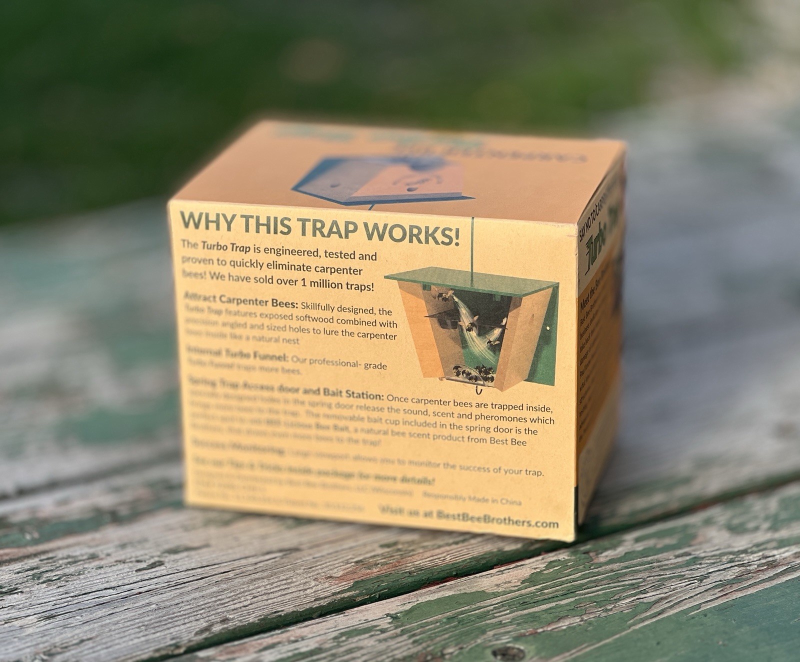 BEST BEE BROTHERS Carpenter Bee Turbo Trap 2.0 Professional Grade