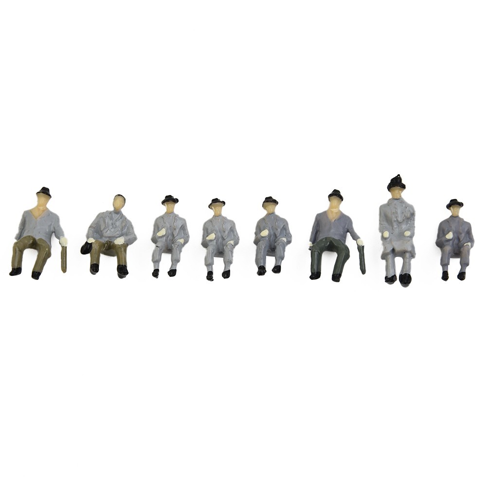 90Pcs HO Scale ALL Seated People Sitting Figures Passengers Different Poses New