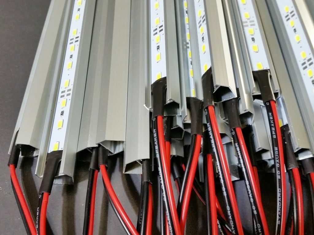 12V LED 5630 Aluminum Strip Super Bright Show Case Display Cabinet Light 3"- 72"