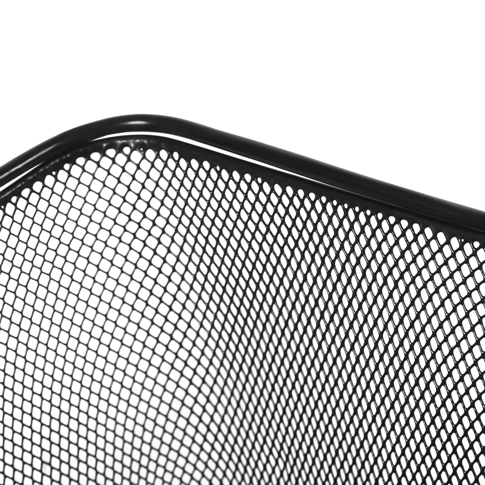 12 Pcs Shopping Baskets With Handles Black Metal Shopping Basket Stackable Iron