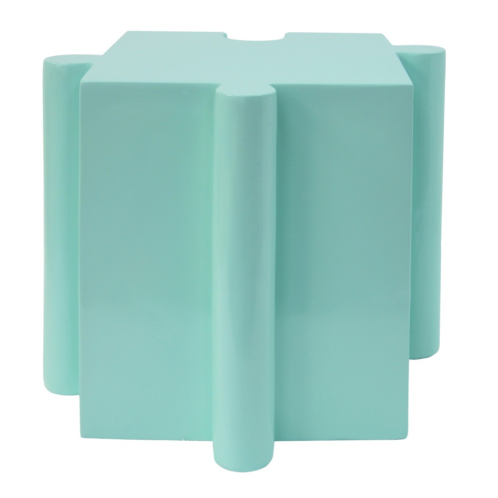 Modular MGO Puzzle Side Table, Light Green Custom Layouts Indoor Outdoor