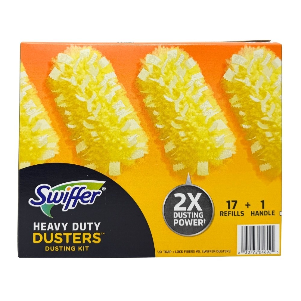 Swiffer Heavy Duty Dusters Dusting Kit: 1 Handle + 17 Refills