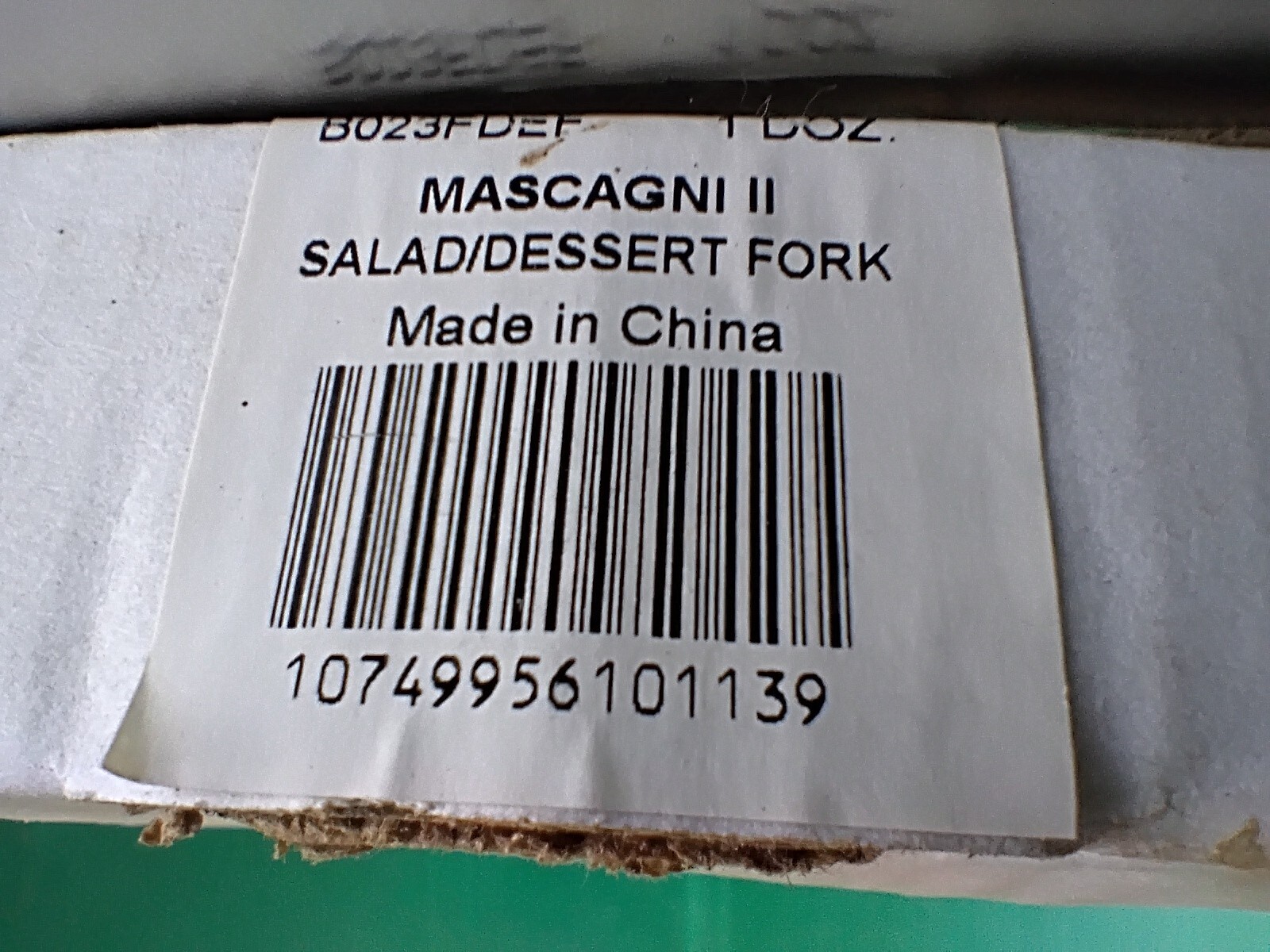 Set of 4 Oneida B023FDEF Mascagni II 7" Salad/Dessert Fork 18/0 Stainless Steel