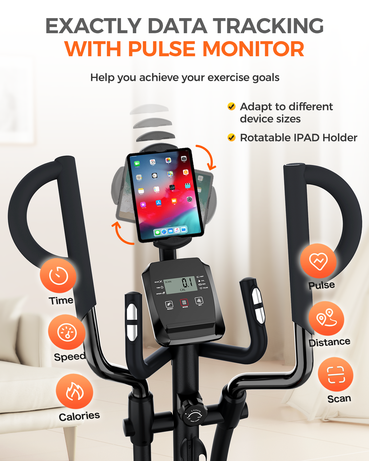 Home Elliptical Machine Elliptical Machines Hyper Quiet Magnetic Driving System