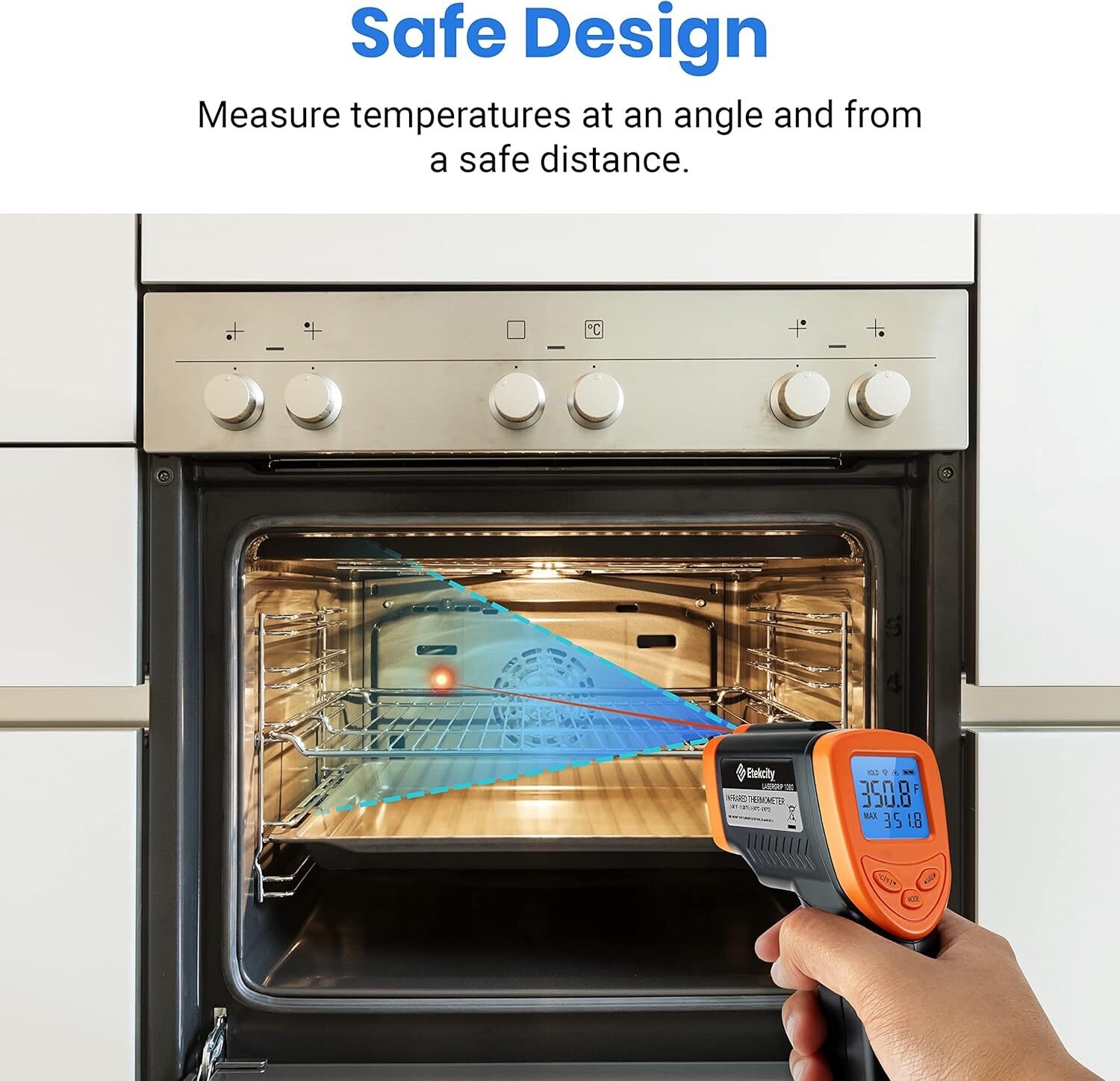 Infrared Laser Thermometer Gun No-Contact Digital Temperature Measurement Tester