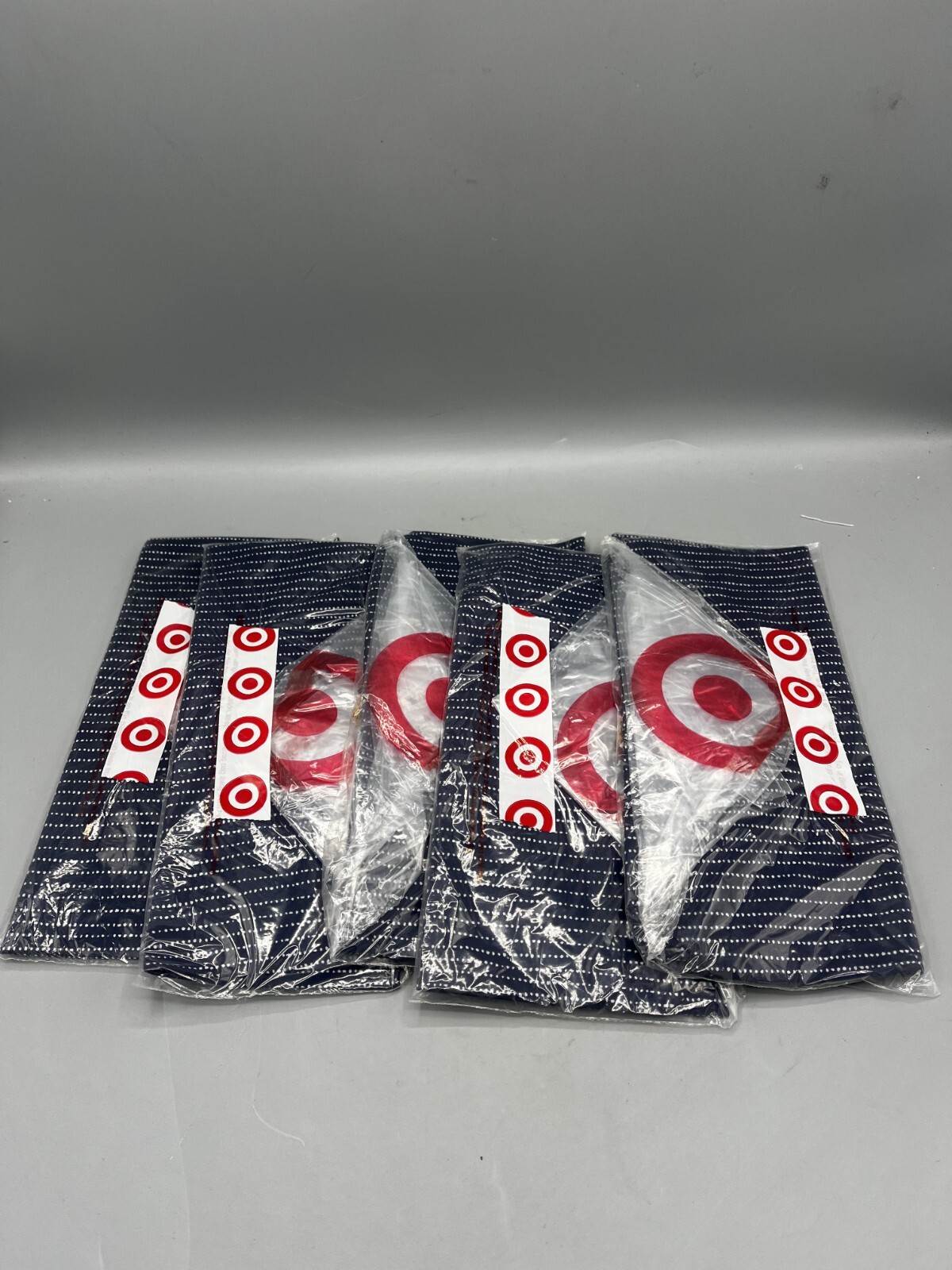 Lot Of 5 Levi Strauss PET BANDANA One Size Fits Most 18” x 18” NAVY NEW