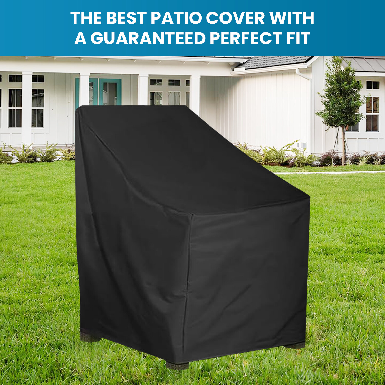 Patio Chair Cover Casual Seating Waterproof Outdoor Garden Lawn Furniture Covers