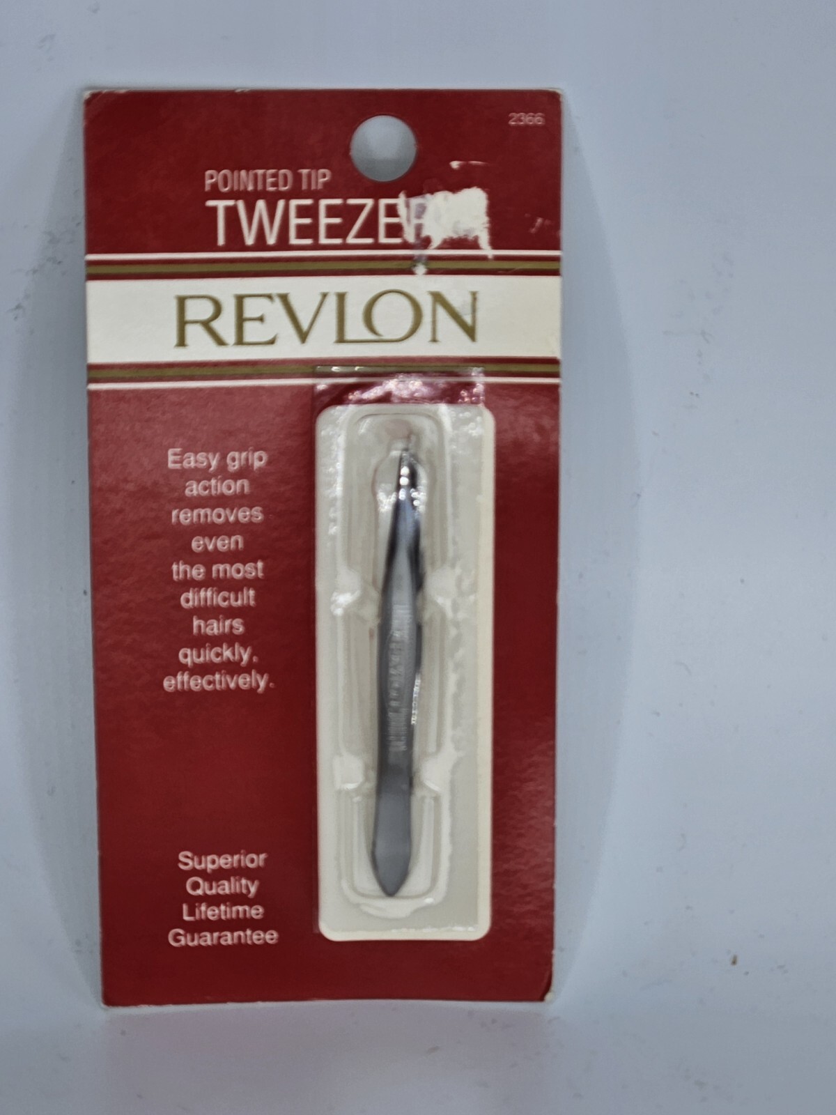 Revlon Pointed Tip Tweezer 2366 Cards are Imperfect