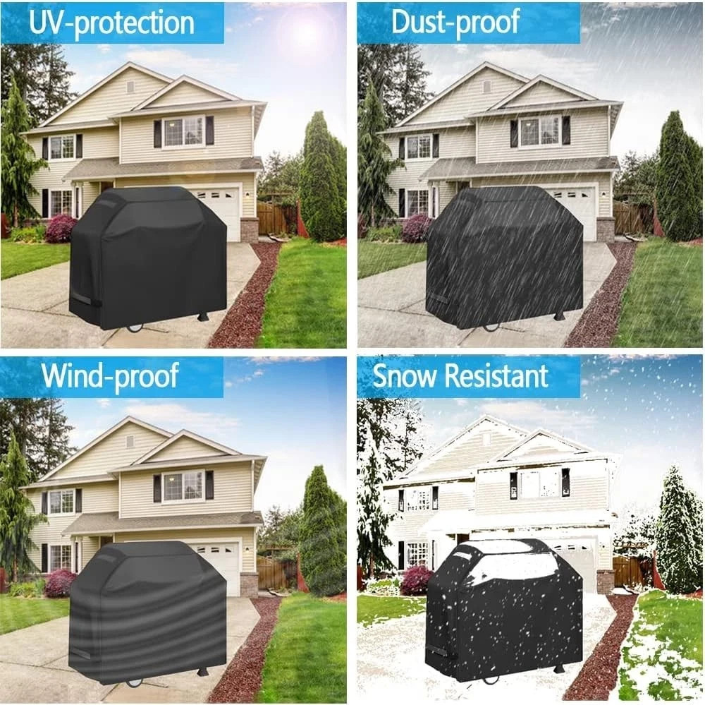 BBQ Gas Grill Cover Barbecue Waterproof Outdoor Heavy Duty UV Protection 57 Inch