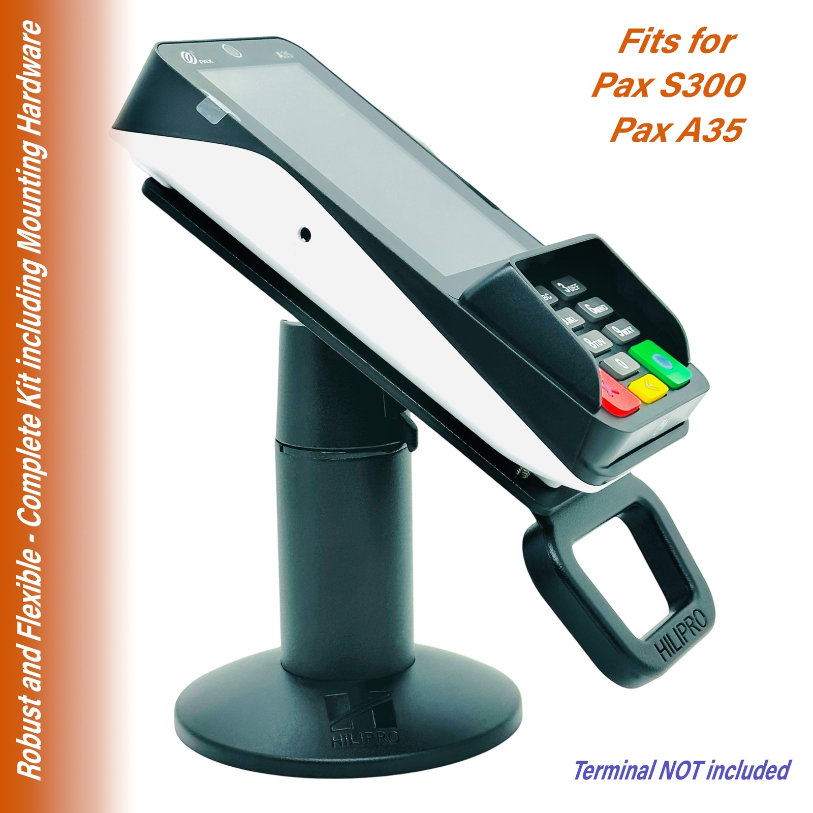 Hilipro Swivel Stand for Pax A35 Credit Card Machine Terminal PIN Pad-A POS Kit