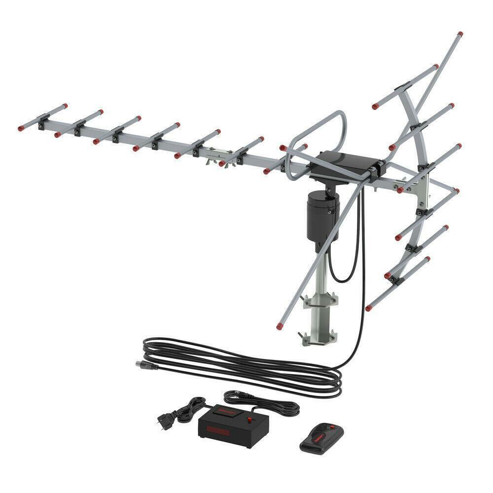 990 Miles HD 1080P Outdoor Amplified HDTV Digital TV Antenna Long Range VHF UHF