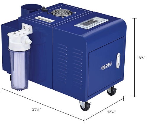 Global Industrial Ultrasonic Humidifier Cool Mist 300 Pints Output Per Day