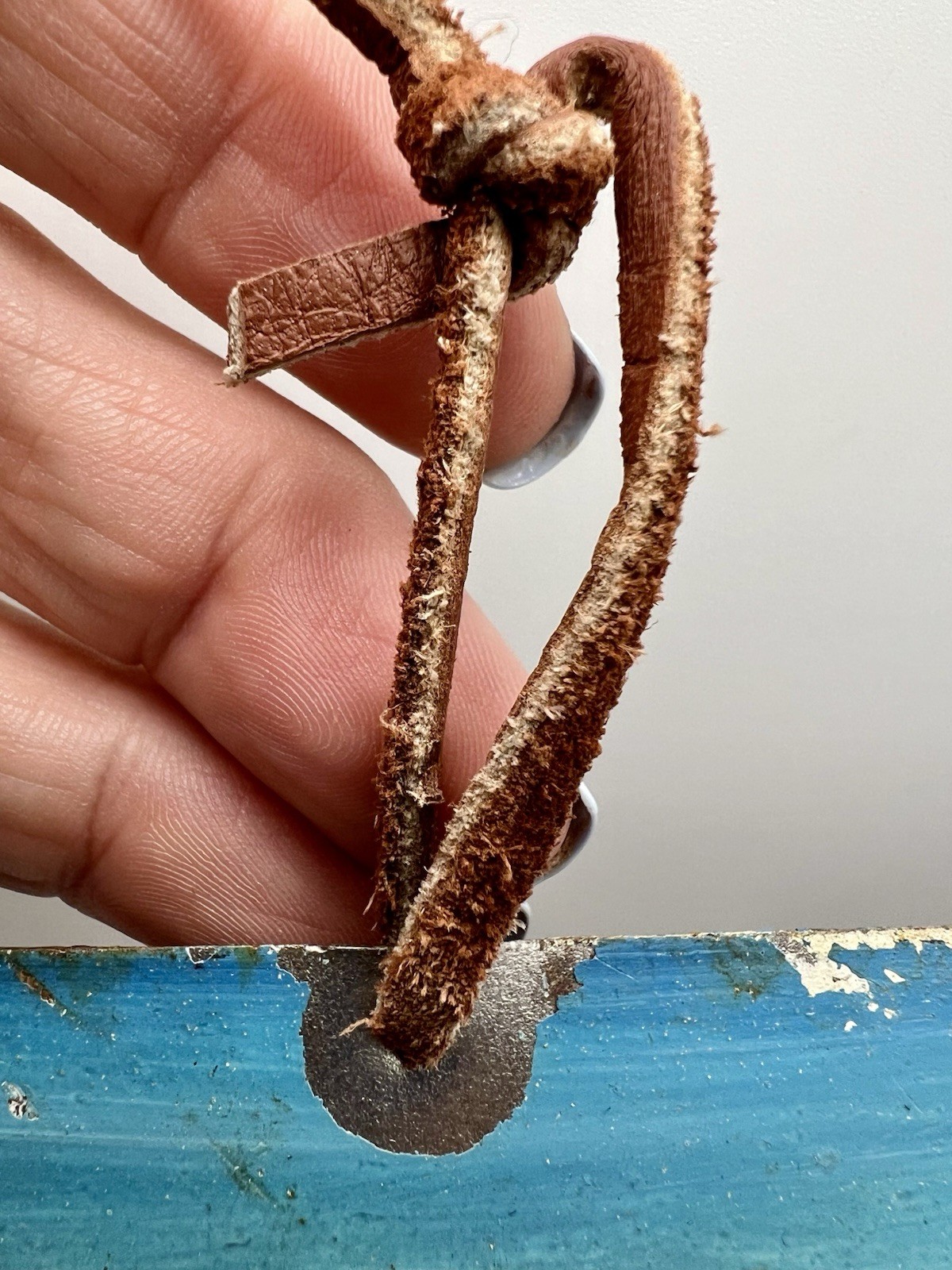 1966 Mexican Ex Voto Painting on Tin Retablo Folk Art 6 1/4 X 10 3:4”