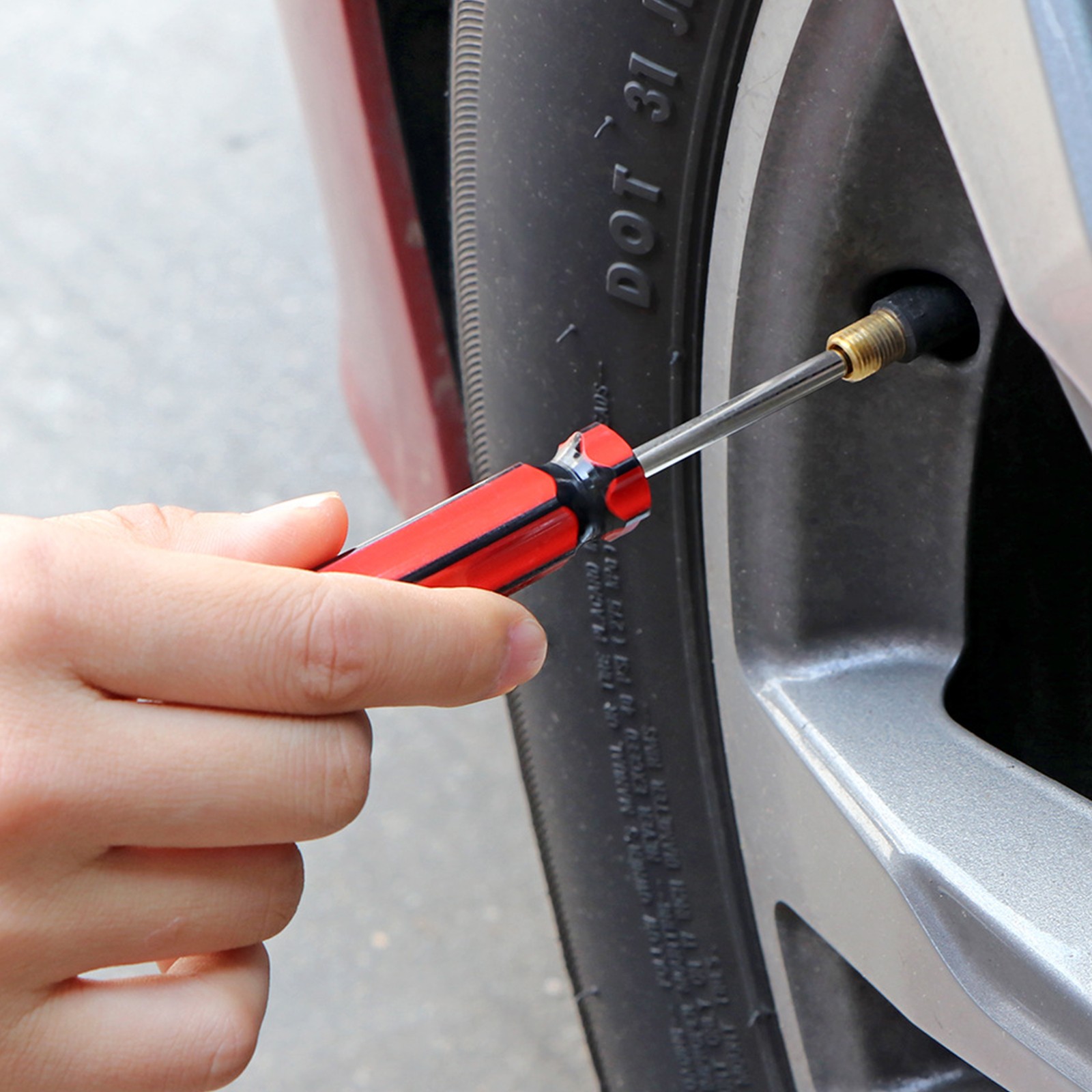 Auto Car Screwdriver Valve Stem Core Remover Tire Tube Installer Repair Tool US