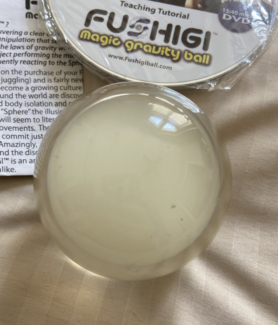 FUSHIGI Magic Gravity Ball AS SEEN ON TV - Ball/DVD/Instruction