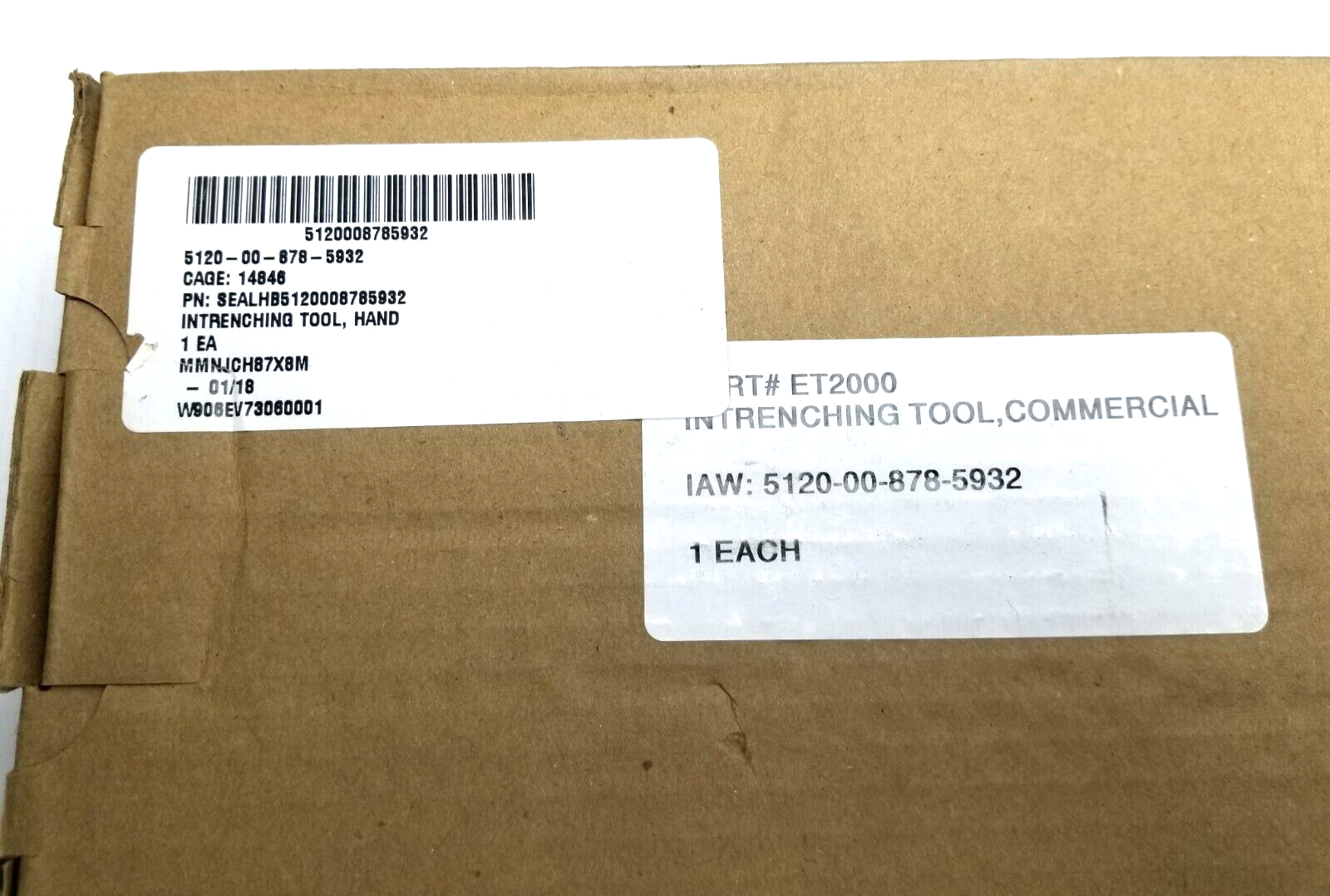 USGI Military USMC GERBER 2000 Entrenching E TOOL Trifold Folding Shovel NIB