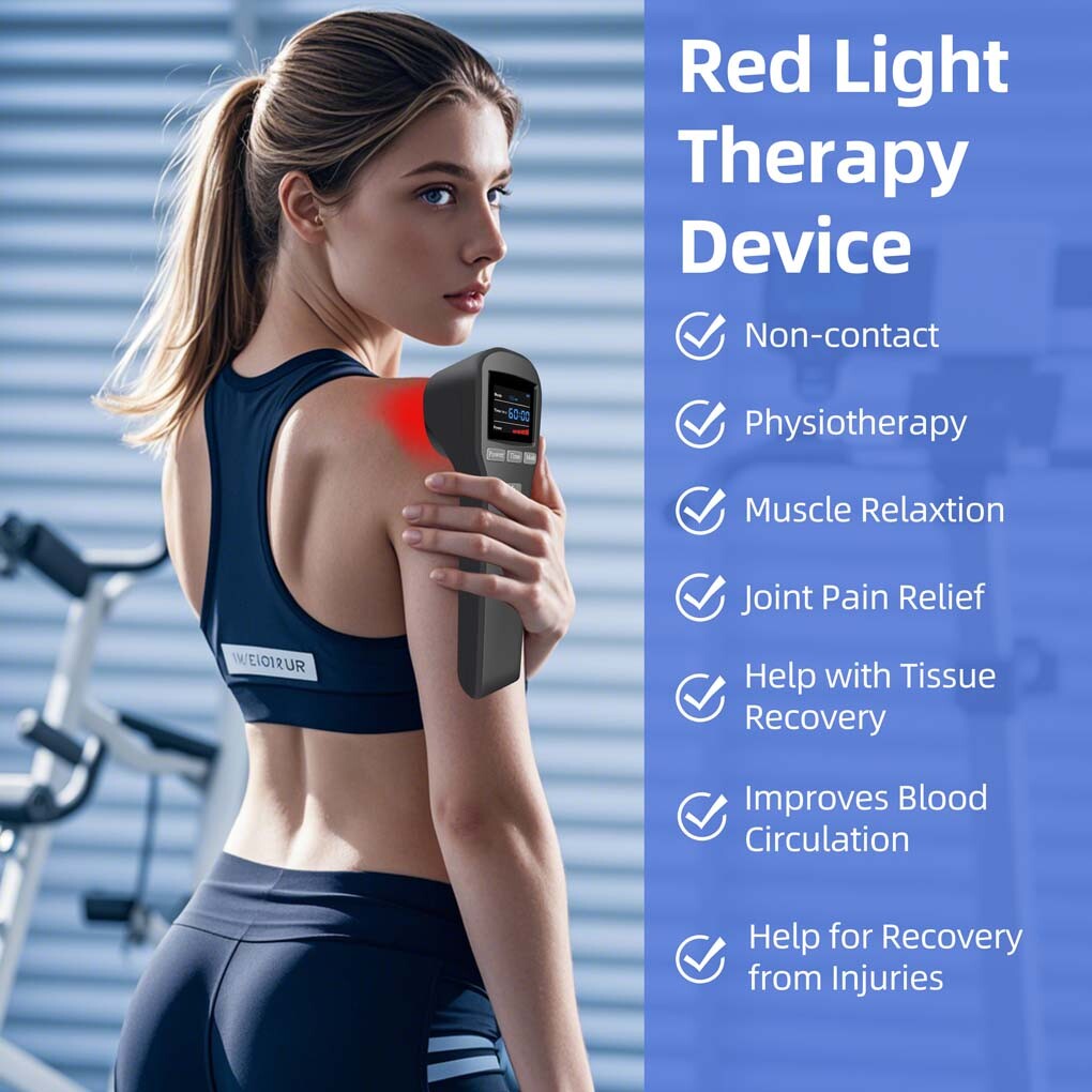 Home LLLT Cold Laser Therapy 880mW for Pain Relief & Inflammation 650nm & 808nm