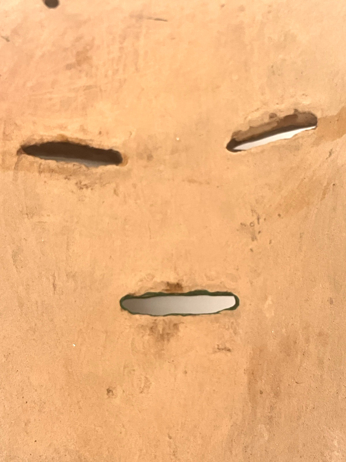 Talavera Mask Mexico Terracotta Pottery Hand Painted 6.5" x 9"